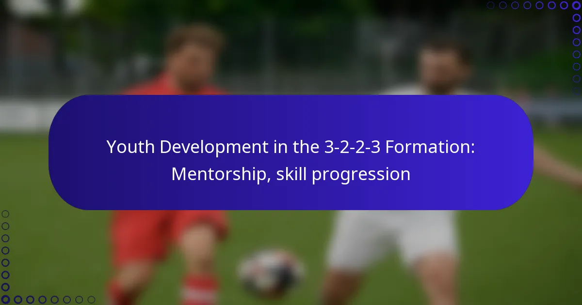 Youth Development in the 3-2-2-3 Formation: Mentorship, skill progression